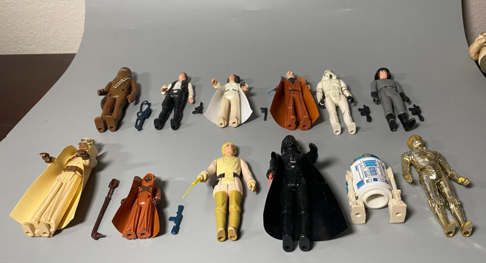 Vintage Star Wars Kenner First 12 Action Figures Repro Weapons eBay