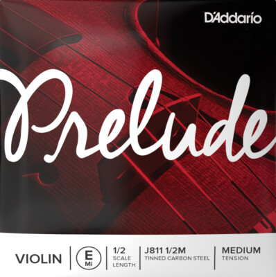 D'Addario J811 1/2M Prelude - e1 - medium - Einzelsaite e1 für 1/2-Violine