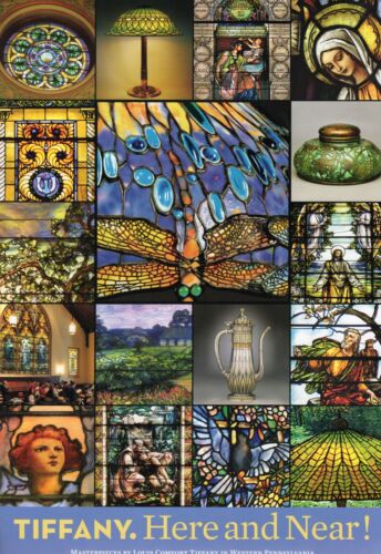 Póster de exposición Louis Comfort Tiffany Carnegie Museum of Art 2006 aquí y cerca - Imagen 4 de 4