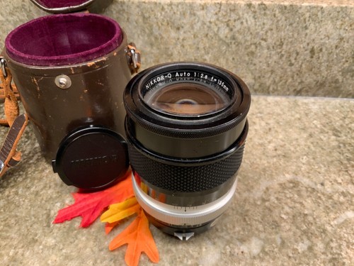 Vtg Nikon Camera Lens/ Nikkor -N / Auto 1:2 / F = 135mm Nippon Kogaku Japan - 第 2/4 張圖片