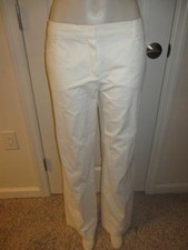 WOMENS ESCADA SPORT WHITE CASUAL PANTS SIZE 38