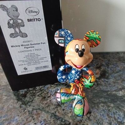 Britto Figur Disney Figurine! Mickey Mouse Summer Fun!  Sonderserie 2010