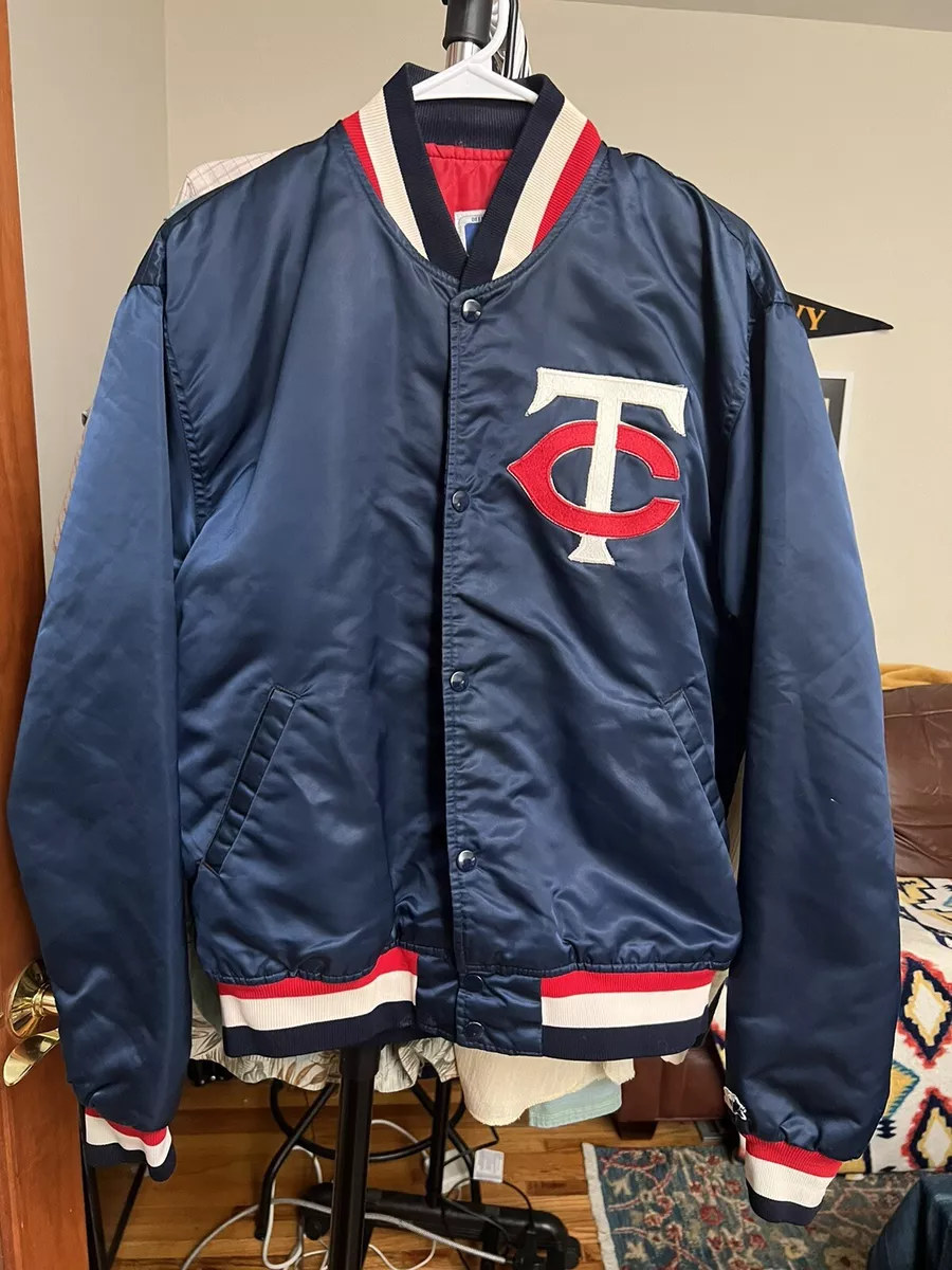 Vintage Starter Jacket Minnesota Twins 80s Satin Bomber Size Large TC logo  rare | eBay