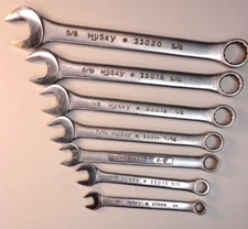 Husky 7 Piece Combination Wrench Set SAE F5