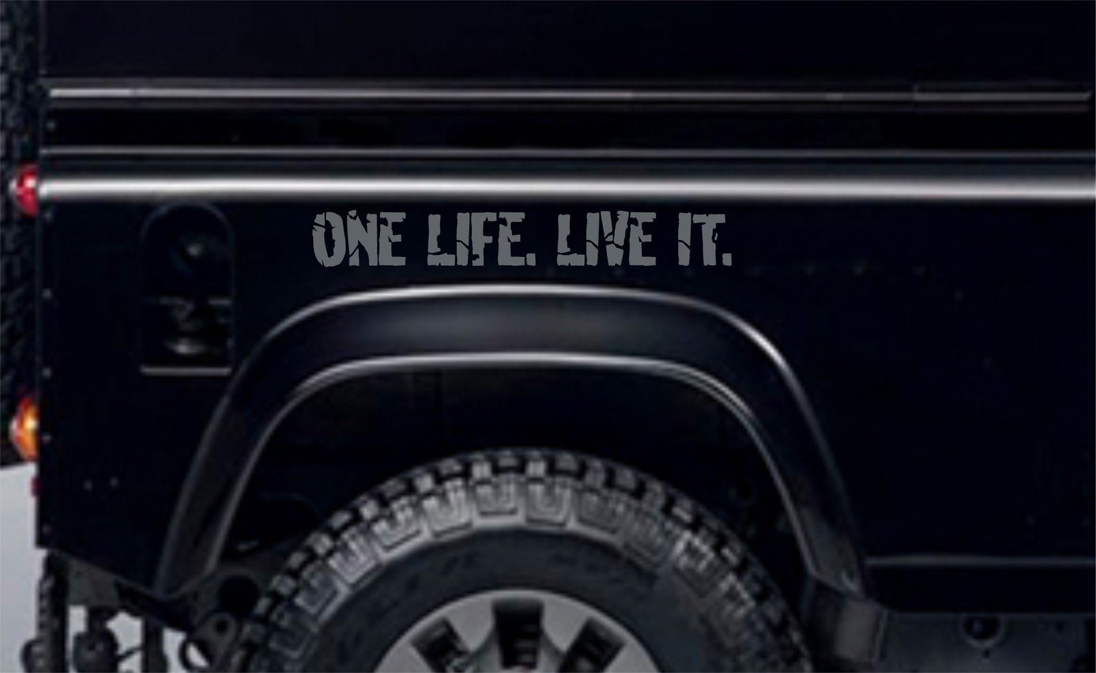 2 x ONE LIFE LIVE IT, STICKERS, Camel Trophy, 4x4 Off Road, Funny | eBay