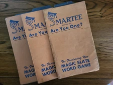 Smartee Magic Slate Vintage Novelty Antique Toy Strathmore Aurora IL Are You One