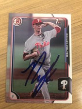 2015 Bowman Signed BAILEY FALTER 1st Card Autograph Philadelphia Phillies #3