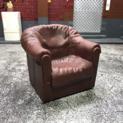 1/12 Scale Miniature Scene Decoration Photography Props Sofa Model F 6'' Figures