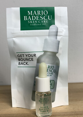 Mario Badescu Super Peptide Serum  Deluxe Sample 0.14 fl.oz Dropper Bottle