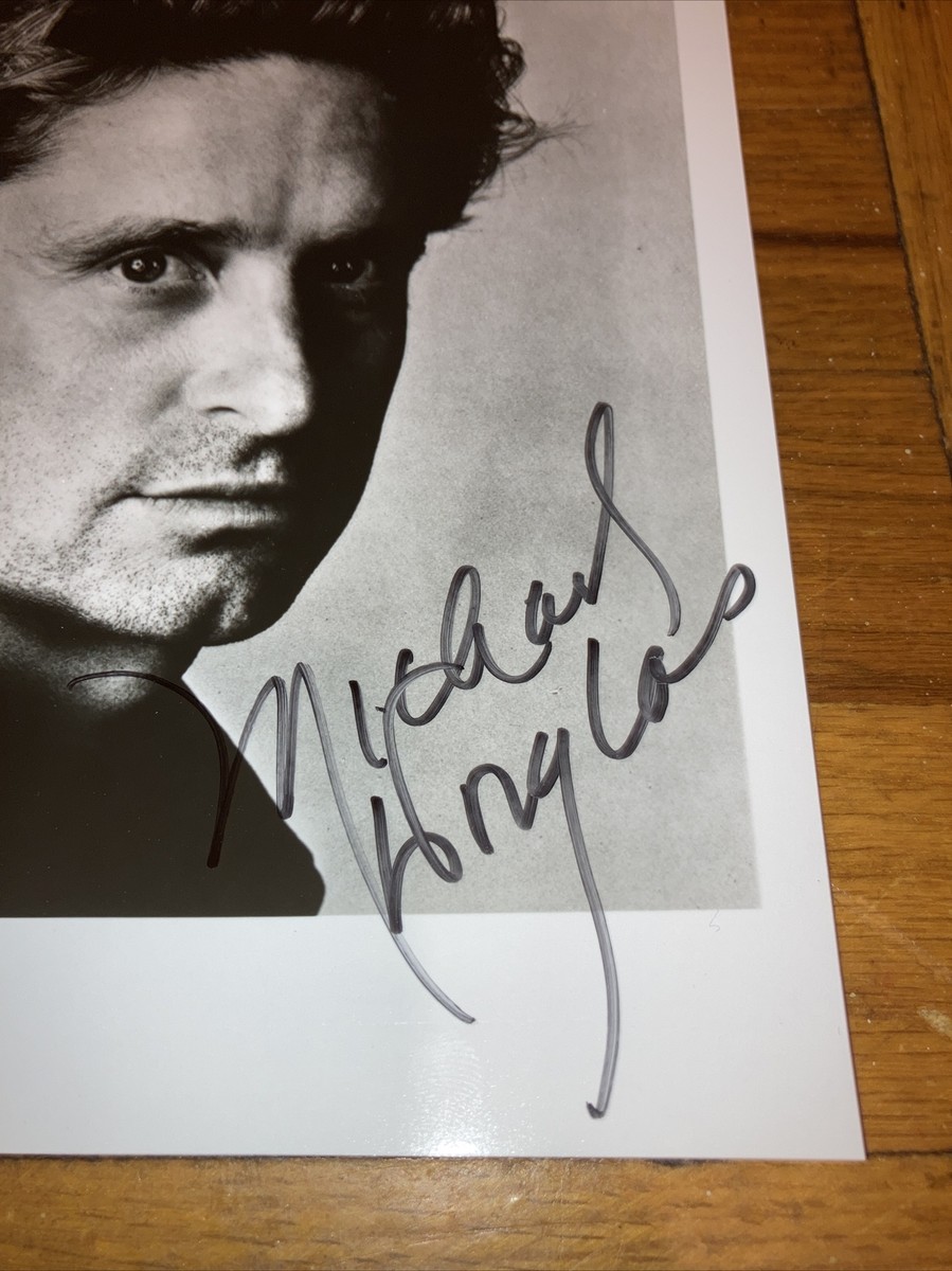 Michael Douglas Actor Autograph Auto Signed Photo 8”x9.5” | eBay
