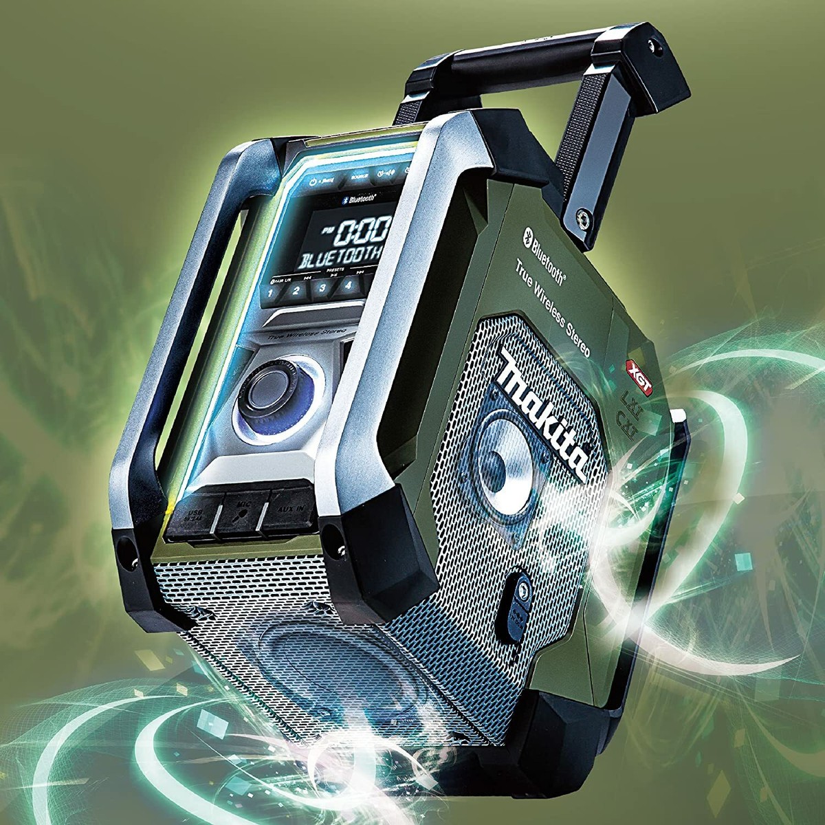美品　Makita Bluetoothラジオ　MR005G マキタ マキタ充電ラジオ MR005GZ 本体のみ : インパクト