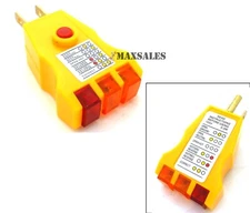 3 Prong GFCI Receptacle Tester Electric Current Tester 120-125 Volt