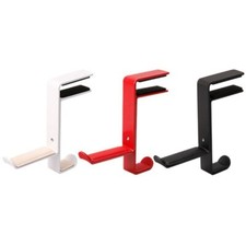 Headphone Hanger Desk Mount Holder Headset Stand Clamp Hook Display Rack