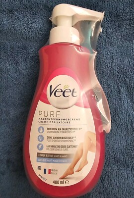   Veet Haarentfernungscreme Pink Creme Sensible Haut Rasieren Haarfrei Sommer