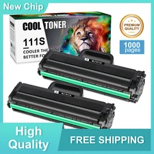 2 Pack MLT-D111S 111S Toner Cartridge For Samsung Xpress M2070FW M2070W M2020W