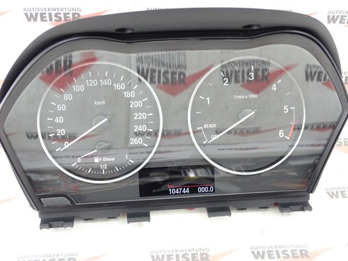 Tacho Kombiinstrument BMW 116d F20 Bj2014 104.744km 6210-9365957 17649411
