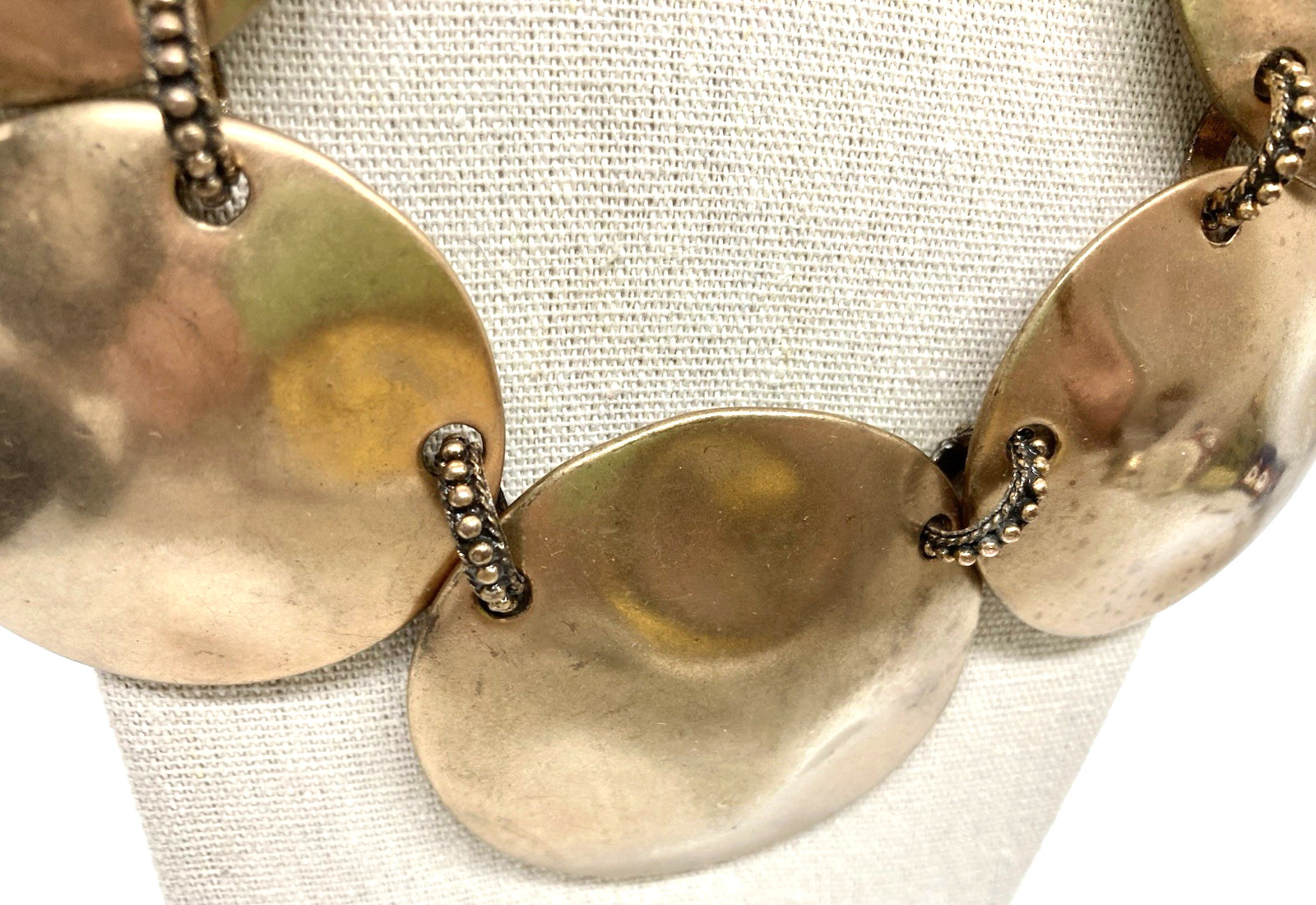 Large Bold Chico’s 22" Adjustable Statement Neckl… - image 11