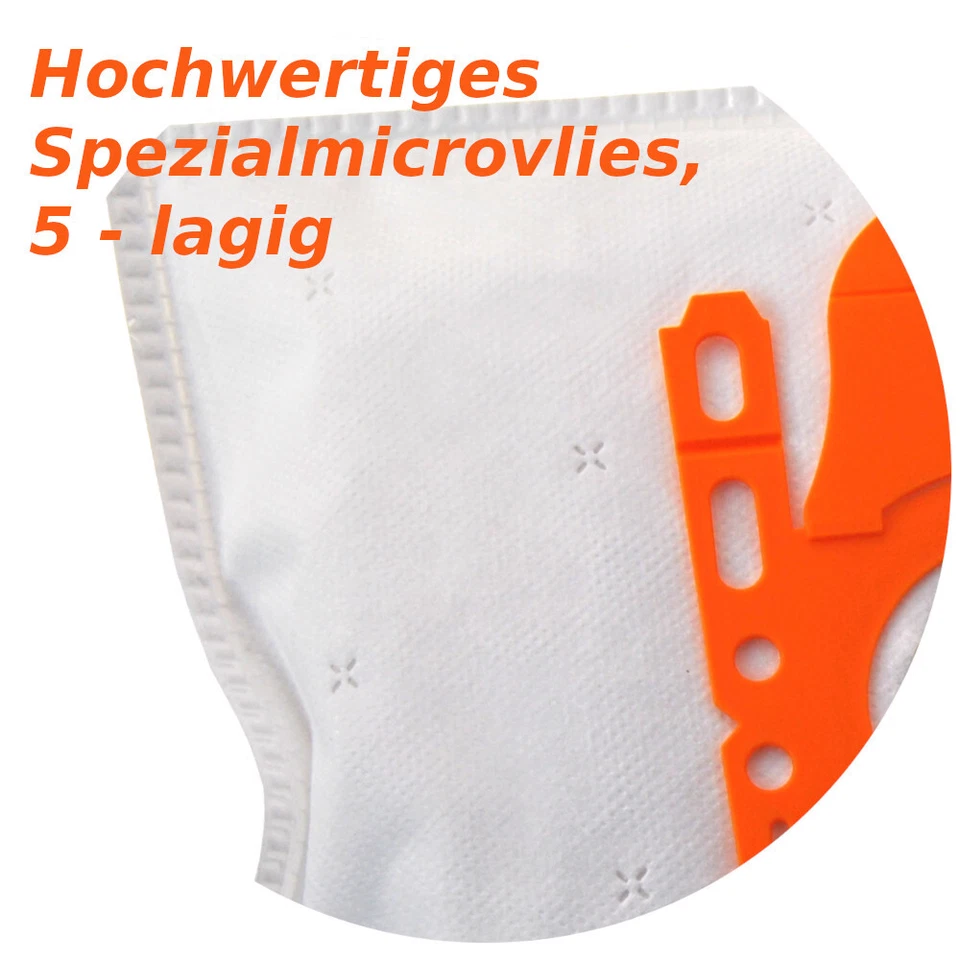 20 sacchetti per aspirapolvere adatti Siemens Q 5.0, VSQ5x1230, VSZ3XTRM11, VSZ324XXL - Immagine 4 di 4