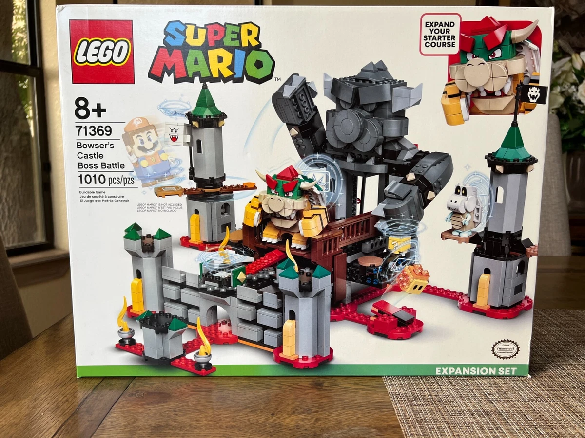 Super mario online bowser's castle lego