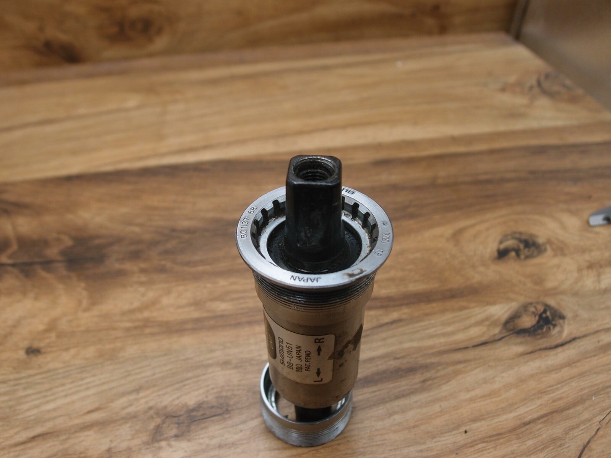 Pédalier Shimano Deore BB-UN51 - 110 Mm - BSA 68 Mm - Japon - Vintage 1995
