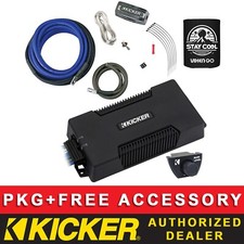 KICKER PXA400.4 MARINE/BOAT/UTV AUDIO PX SERIES 4CH AMPLIFIER REMOTE BASS KNOB
