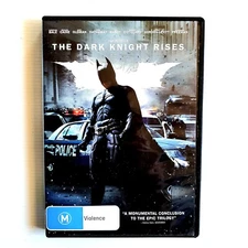 The Dark Knight Rises DVD 2012 Action Adventure, Christian Bale, Region 4