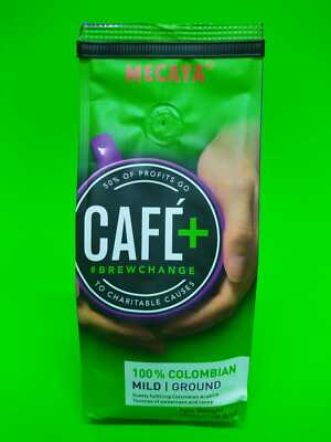 Mecaya Cafe Plus Mild Colombian Ground Coffee, 250g (1 Pack)