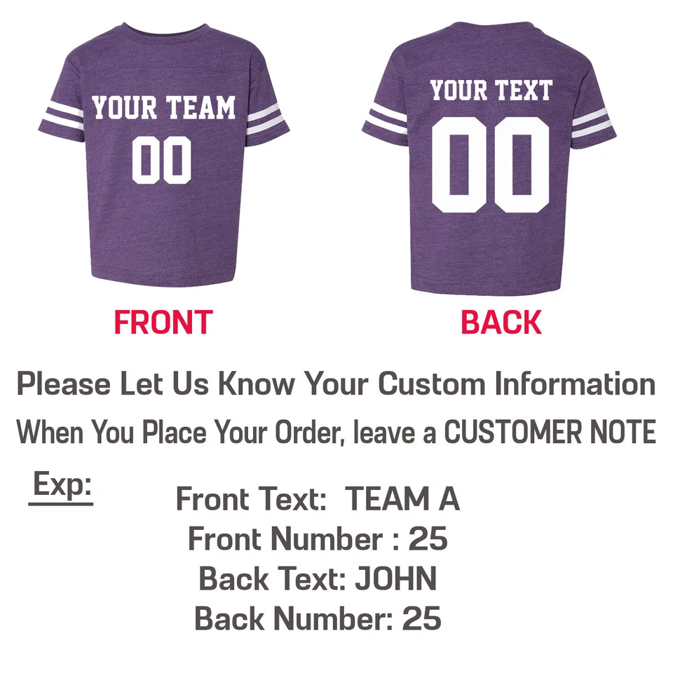 Camiseta Personalizada NIÑO PEQUEÑO Camiseta de Fútbol Personalizada Nombre Número Equipo Camiseta CT Foto 3 de 4