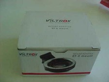 Viltrox lens adapter EF-E mount      box 5 