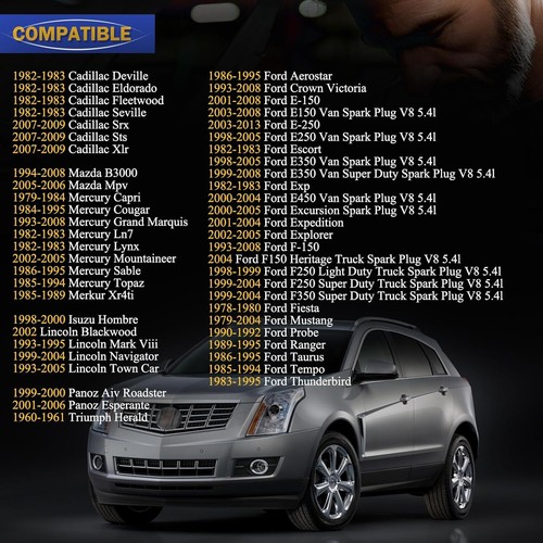 SP493 Double Iridium Spark Plugs Fit for Ford F150 F250 F350 E150 E250 E350 E450 - Picture 2 of 8