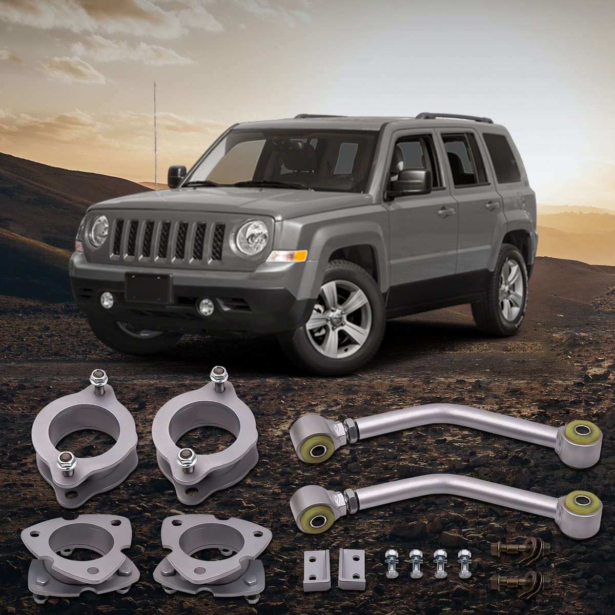 新品　ジープ コンパス mk 2インチ リフトアップ 07-17　jeep 2 Inch Lift Kit | Jeep Compass (07-16)/Patriot (10-17) 4WD