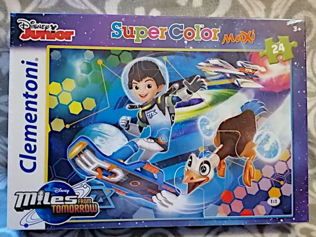 Puzzle 24tlg. Bodenpuzzle SuperColor Maxi Disney Miles Clementoni