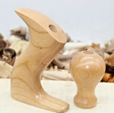 Hand Made Cherry Stanley Plane Tote & Knob For No 3, 4, 603, 604 With High Knob