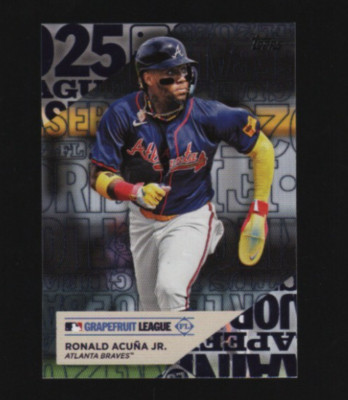 2025 Topps Series 1 - Training Grounds Ronald Acuña Jr. #TG-16 Atlanta Braves