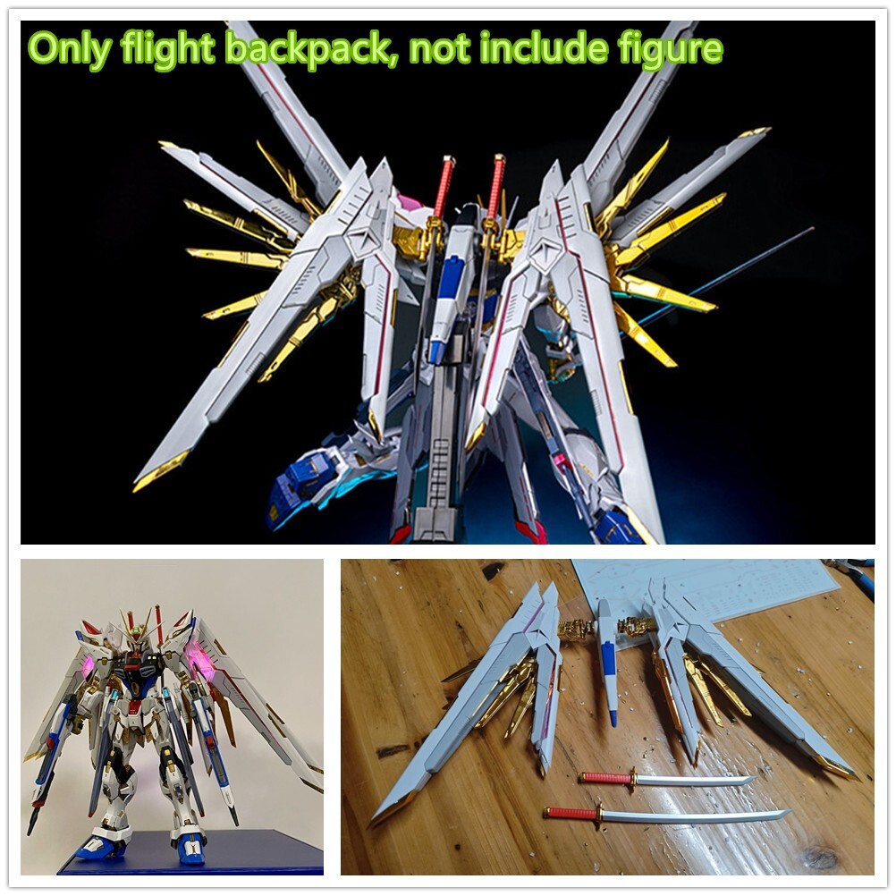 BACKPACK MGEX 1/100 ストライクフリーダムガンダム HLGF Flight Backpack with led for 1/100 MG MB MGEX Mighty Strike