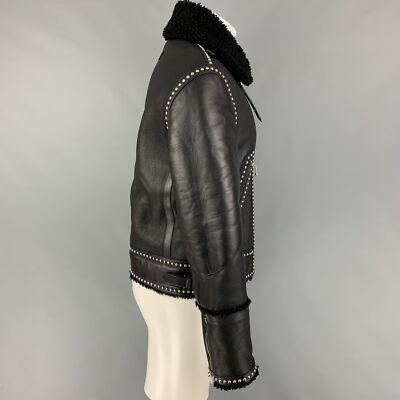 GIVENCHY by Ricardo Tisci FW 2017 Size 38 Black Studded Leather