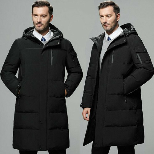 Outdoor Mens Duck Down Coats Long Warm 
