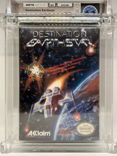 Destination Earthstar (Nintendo NES) Brand New, WATA Graded 9.2 A Seal - Picture 2 of 4