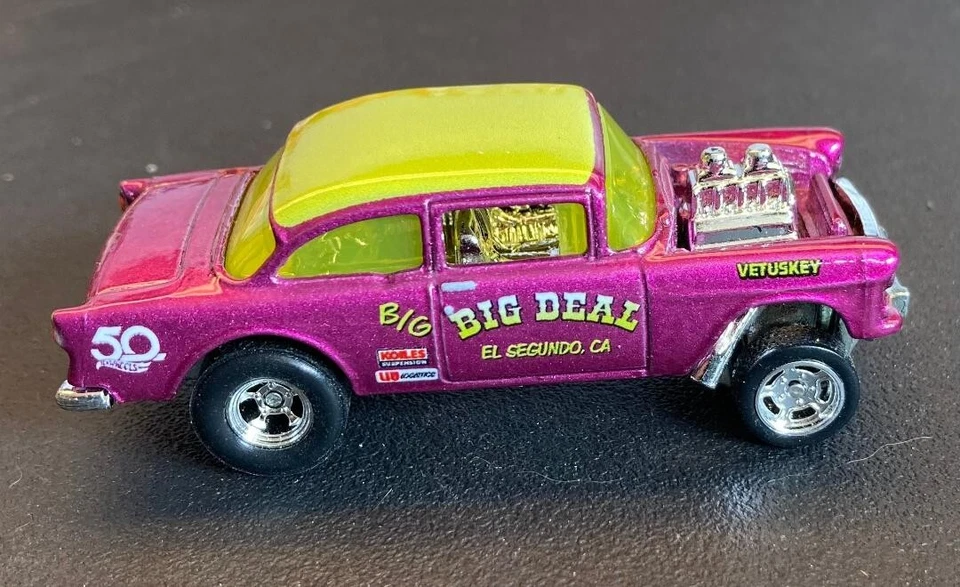 Hot Wheels 1955 CHEVY GASSER БОЛЬШАЯ СДЕЛКА 2018 50 ЛЮБИМАЯ ГОДОВЩИНА  - Изображение 3 из 4