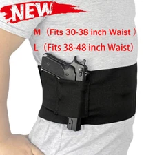 Tactical Concealed Carry Belly Band Waist Pistol Gun Holster with Magazine Pouch