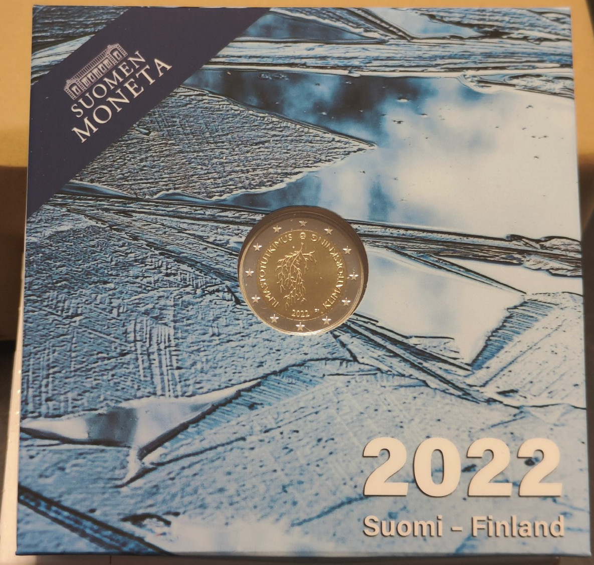 2 euro Finlande 2022 - Recherche Climatique - BE PROOF