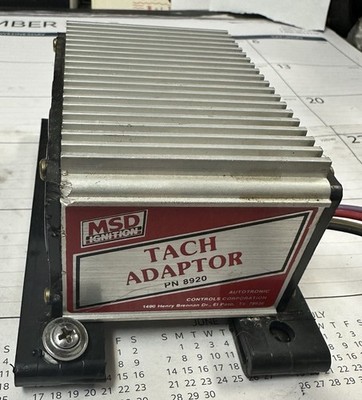 Vintage MSD Ignition 8920 Tach Adapter USA Made Ford Chevy Mopar Day Two Street