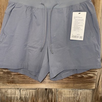  NWT Lululemon Men s Zeroed In Linerless Short 5 - MEDIUM - SOGY/Solar Grey