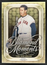 Marketplace image: 2026 Topps Chrome Ted Williams Diamond Moments SuperFractor #1/1 Red Sox