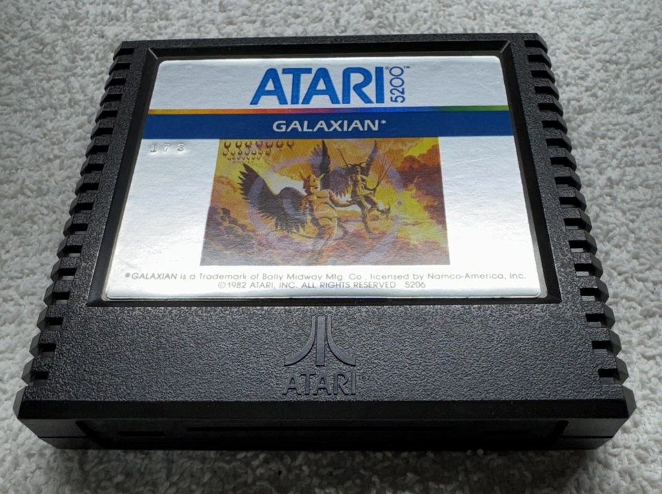 VTG Galaxian (Atari 5200, 1982) Game With Box And Manual - Image 2 of 4