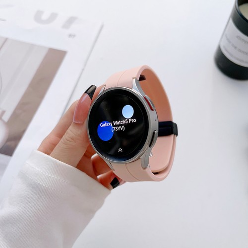 For Samsung Galaxy Watch 4 / 5 40mm 44mm / 5 Pro 45mm Strap Silicone Band - Picture 16 of 42