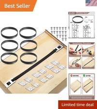 6 Set Drawer Repair Kit Drawer Support Brackets Includes Screws for Reinforci...
