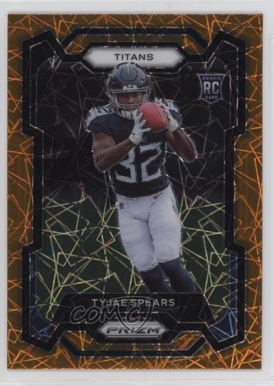 2023 Panini Prizm Rookies Lazer Prizm Tyjae Spears #396 Rookie RC 11dc