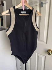 Sexy Black Bodysuit Large