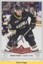 2017-18 Upper Deck CHL Promising Futures Jordan Kyrou #PF7 READ 1qx8